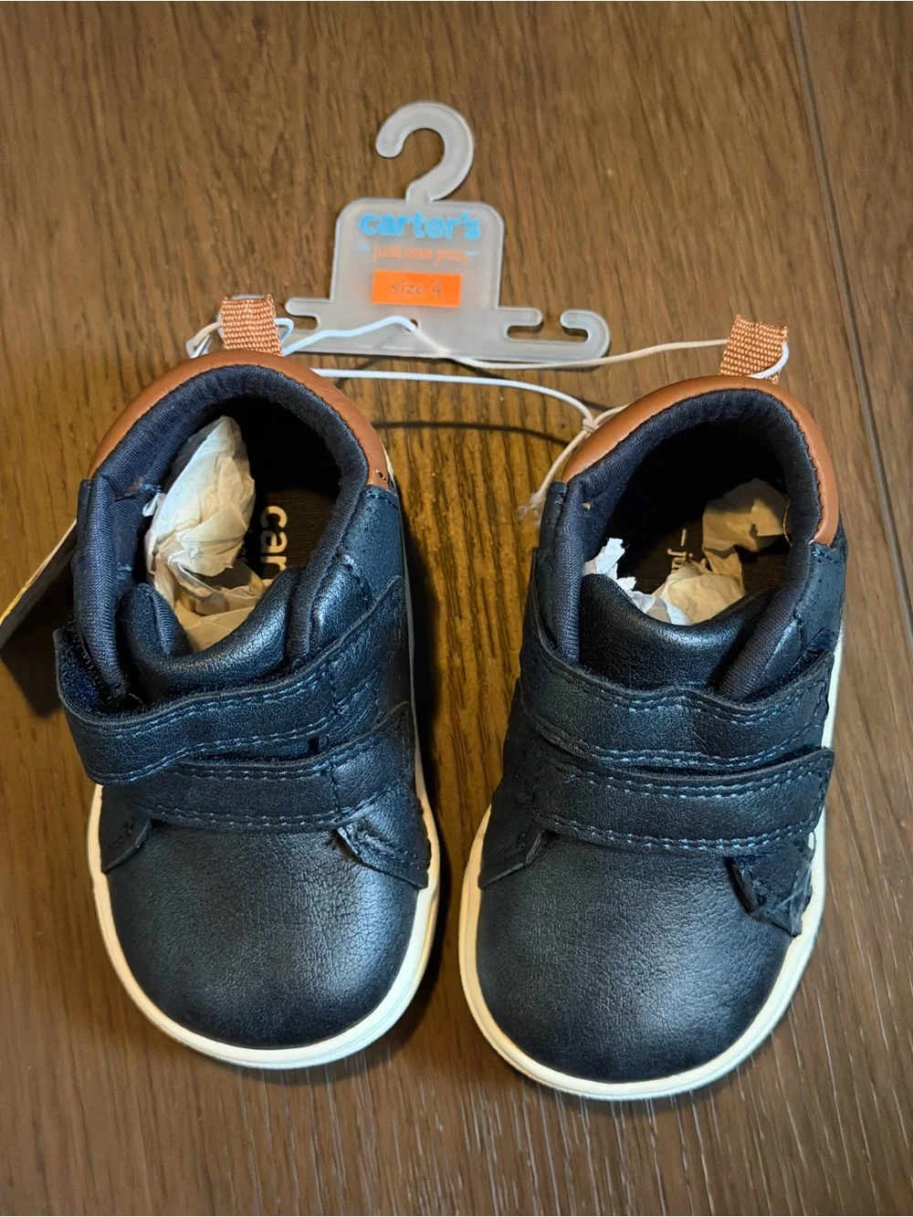 Carter's Navy Toddler Velcro Sneakers